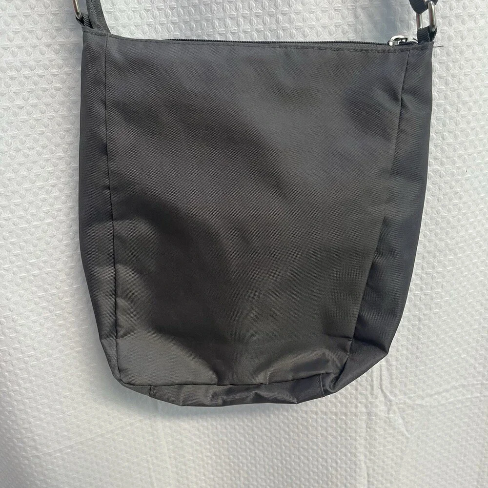 Baggallini Women’s Gray Nylon Travel‎ Utility Crossbody Bag Gorpcore